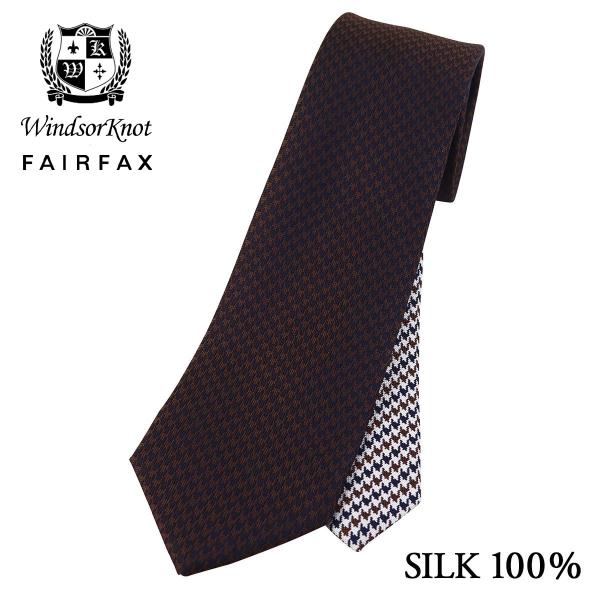[ 商品番号 ] mj24346[ ブランド ] (ウィンザーノット) WindsorKnot[ ベースカラー ] ブラウン濃淡[ 素材 ] シルク100%京都丹後生地[ 当店通常価格 ] 12,100円（税込）[ 生産国 ] 日本 MAD...
