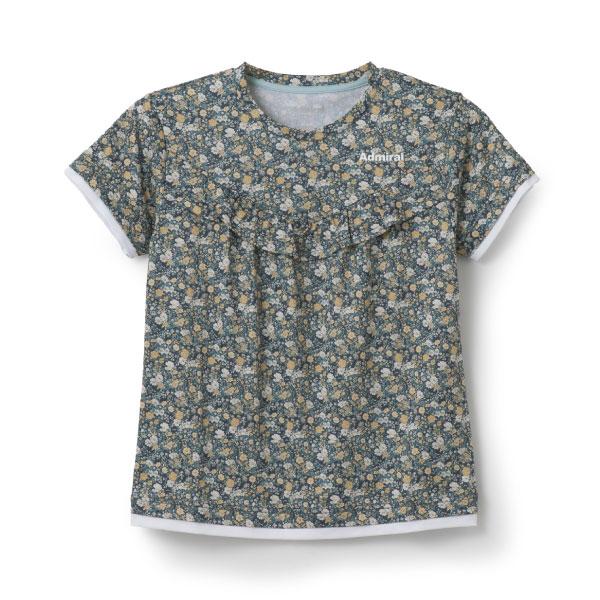 【SALE】アドミラル フラワープリントギャザーTEE   ATLA618-70   Admiral LS レディース  26SS