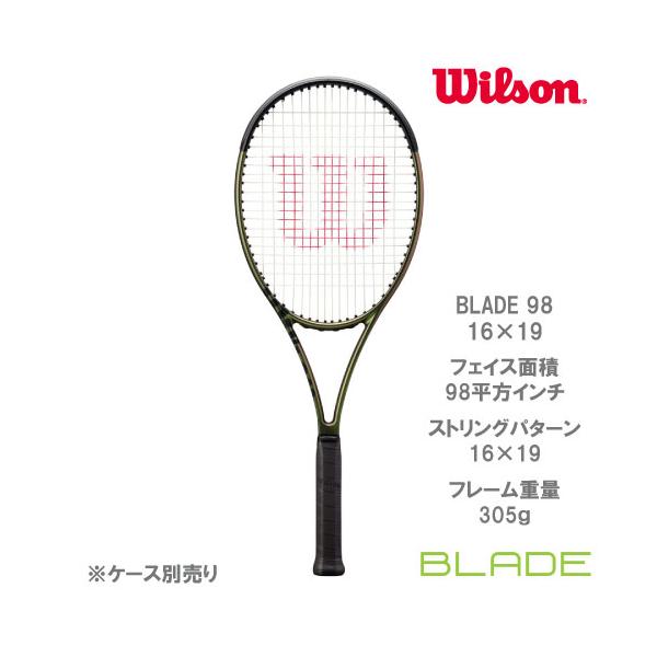 ウイルソン [ Wilson ] 硬式ラケット BLADE 98 16×19 V8 （ WR078711U+ ）