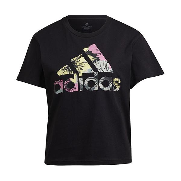 アディダス レディース ウエア Ust ロゴ グラフィック 半袖tシャツ テニスウェア テニス スポーツ スポーツウェア ヨガ 半袖 ティシャツ グラフィックティシャツ シンプル おしゃれ かわいい オシャレ グラデーション クールネック 白 ホワイト 黒 ブラック ピンク Cz648 倉