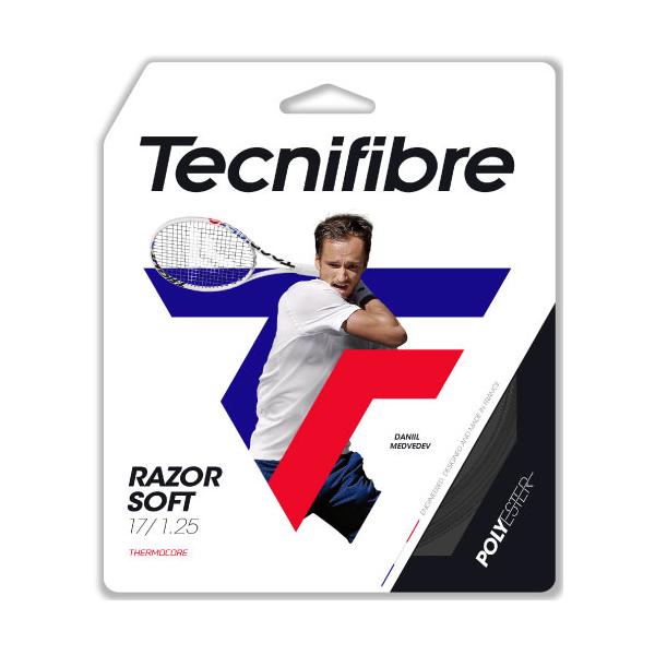 商品名：RAZOR SOFT（04GRAS）　ゲージ：1.20mm、1.25mm、1.30mm　素材：ポリエステル　長さ：12m　発売日：2023年4月　ツアーで使用されている最も柔らかいポリエステルストリングの一つ。レーザーコードの特徴で...