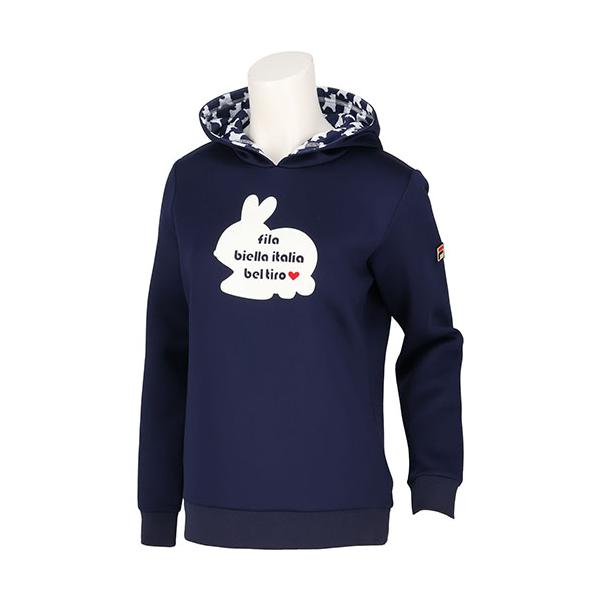 FILA×ウィンザーのコラボ　可愛いうさぎシリーズ　フード付きトレーナー FILA×ウィンザーのコラボ 可愛いうさぎシリーズ フード付きトレーナー