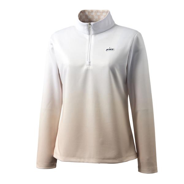 ブリーフィング ハーフジップシャツ M ホワイト 新品未使用品 Prince（プリンス） 【予約商品3月上旬発売予定】プリンス ハーフ