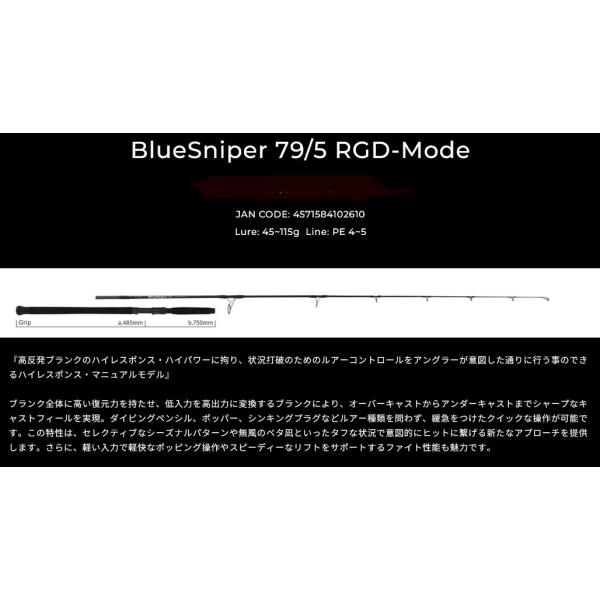 YAMAGA Blanks ヤマガブランクス 25ブルースナイパーBlueSniper 79/5