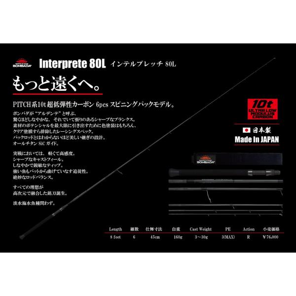BOMBADA ボンバダアグア インテルプレッチInterprete 80L パック