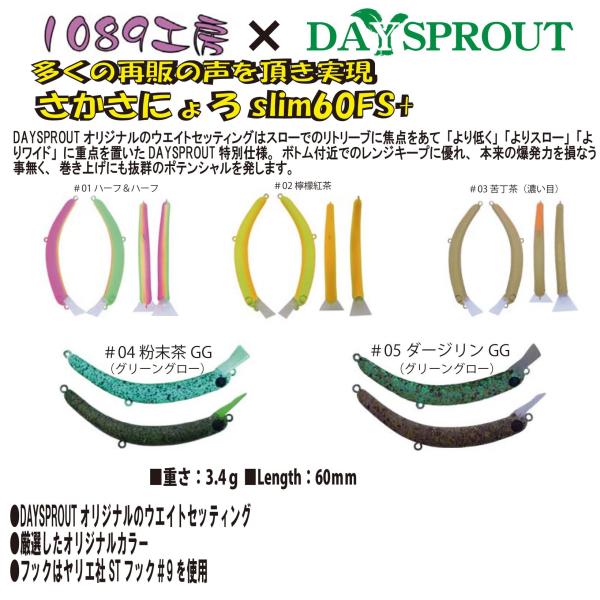 ディスプラウト DSさかさにょろスリム 60FS+