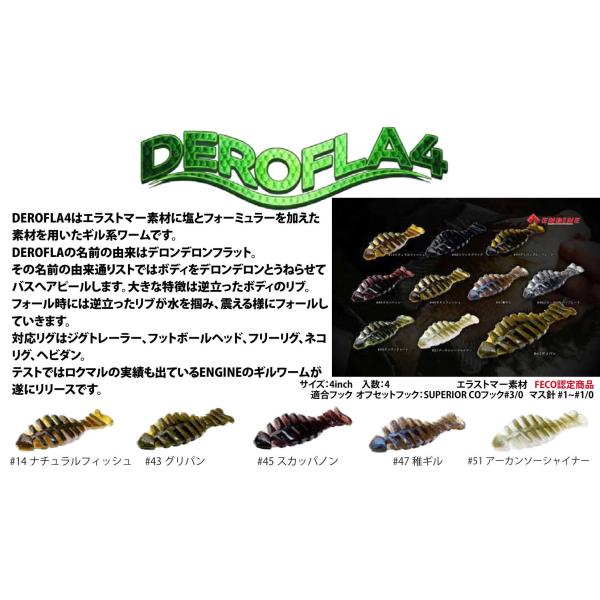 エンジン デロフラDEROFLA 4　4インチ