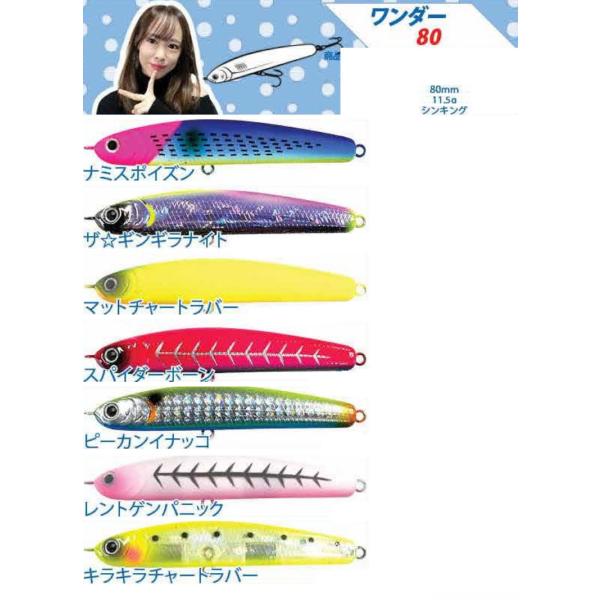 ラッキークラフト ワンダー80 Namisuコラボカラー