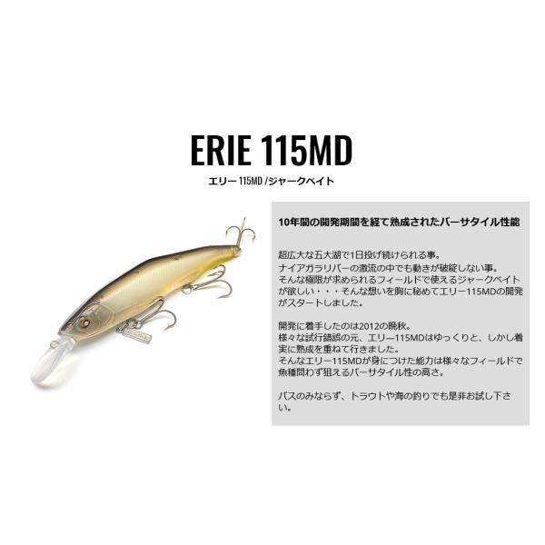 ニシネルアーワークス エリーErie115MD : ウインズヤフー店 - 通販