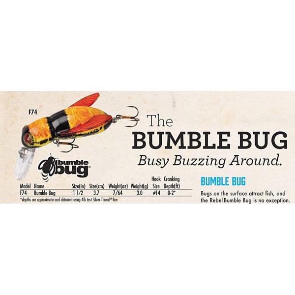 REBEL（釣り） レーベルREBEL バンブルバグF74 : ウインズヤフー店