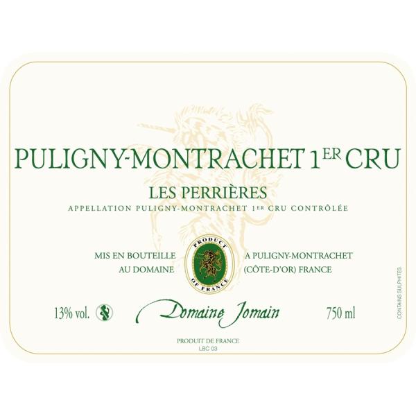 白ワイン ピュリニー・モンラッシェ 1級畑 レ・ペリエール ドメーヌ・ジョマン PULIGNY MONTRACHET DOMAINE JOMAIN