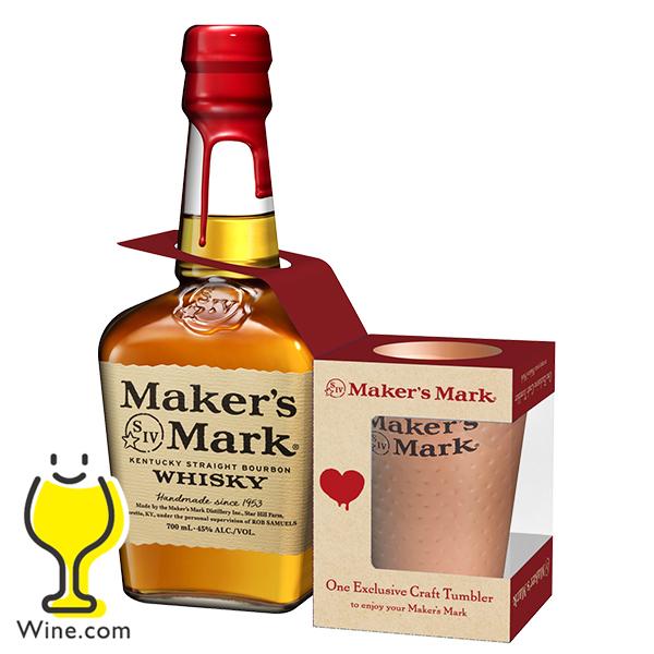 Maker's Mark オリジナルタンブラー付き ウイスキー whisky 送料 Maker's Mark オリジナルタンブラー付き ウイスキー whisky 送料