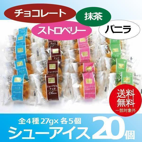 お歳暮 御歳暮 ギフト アイスクリーム 送料無料 {シューアイス20個セット} 冷凍便『YWS』