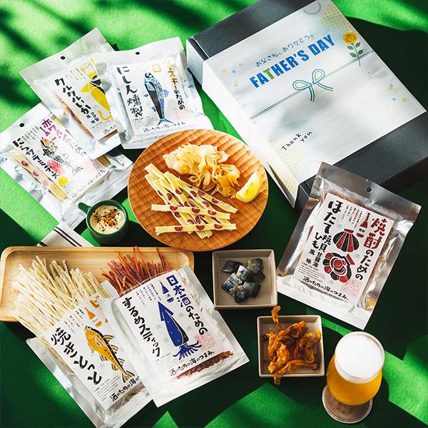 父の日 ビール おつまみ お酒 ギフト 2026 お酒好きのための北海道おつまみ6種セット【ST6-A】送料無料『OMS』北海道 珍味 酒の肴 つまみ6袋 詰め合わせ