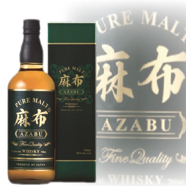 洋酒 国産ウイスキー whisky 麻布 ピュアモルト700ml : ワイン.com 