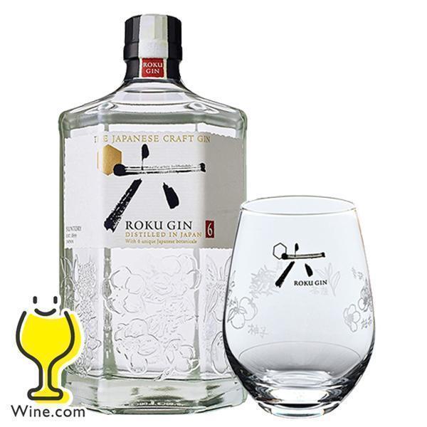 SUNTORY オリジナルグラス付き 六 ジン 優良配送 送料無料 SUNTORY オリジナルグラス付き 六 ジン 優良配送 送料無料