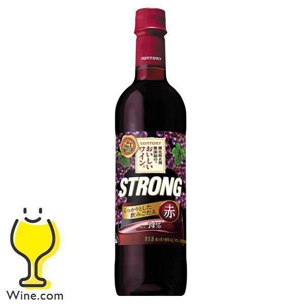 他サイト： ワイン 赤ワイン wine ペットボトル サントリー 酸化防止剤無添加ワイン ストロング 赤 720ml×1本『ASH』の商品画像