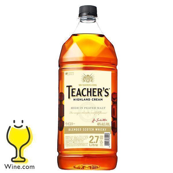 他サイト： 2.7Lペット ウイスキー whisky スコッチ ティーチャーズ ハイランドクリーム 40度 2700ml×1本『OMS』サントリー 正規品の商品画像