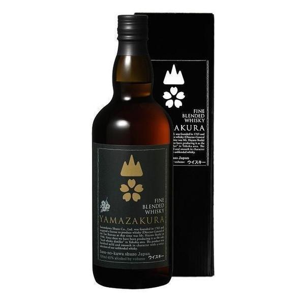 洋酒 国産ウイスキー whisky ブレンデッドウイスキー山桜 黒