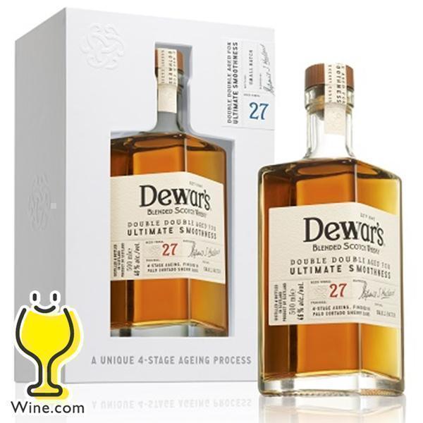 デュワーズ ウイスキー 送料無料 ダブルダブル 27年 500ml 正規品 