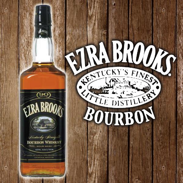 エズラ ブルックス ブラック 750ml 45% 4本