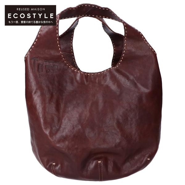 genten（ゲンテン） ユーフラテス トートバッグ ダークブラウン