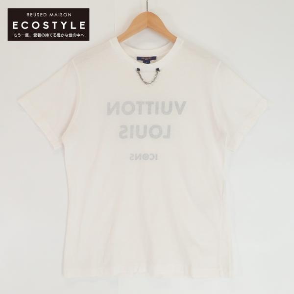 LOUIS VUITTON ルイ ヴィトン 20SS ホワイト 反転ロゴTシャツ L LOUIS VUITTON ルイ ヴィトン 20SS ホワイト 反転ロゴTシャツ L