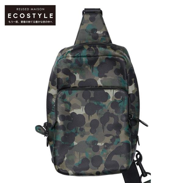 レア！【コーチ百貨店モデル】ゴッサム パック ウィズ カモ プリント COACH（コーチ） 美品/ C5334 ゴッサム パック ウィズ カモ プリント