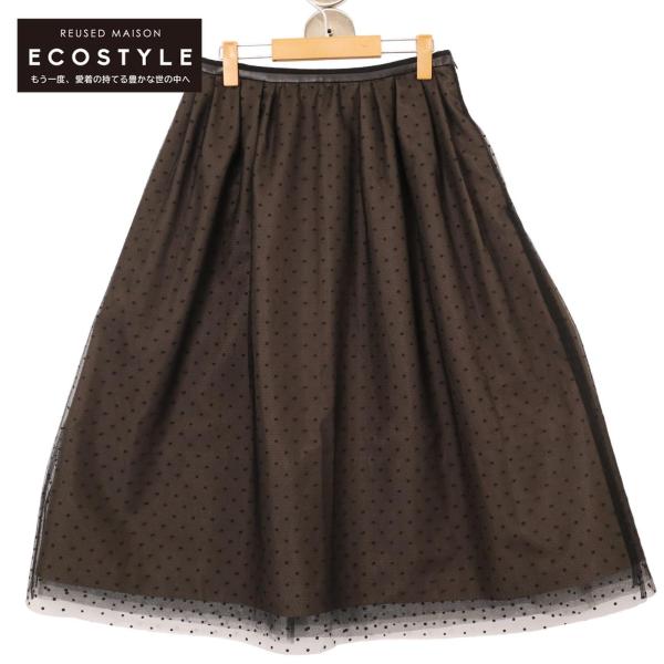 FOXEY フォクシー 42686 ブラックブラック コードウェーブ スカート  