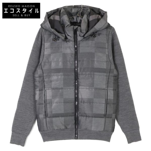 ブラックレーベルクレストブリッジ 【美品/20年製】51N21-411-28 中綿/ニット 切替 フード付 M wine-king_2777100000121184