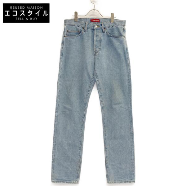 Supreme シュプリーム 23SS ストーン ウォッシュ スリム デニム ブルー 