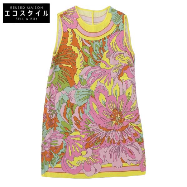 DOLCE＆GABBANA ドルチェアンドガッバーナ ノースリーブ シルク