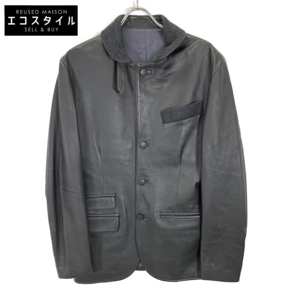 KUSHITANI クシタニ ×BBG ブラック レザー 切り替え テーラード