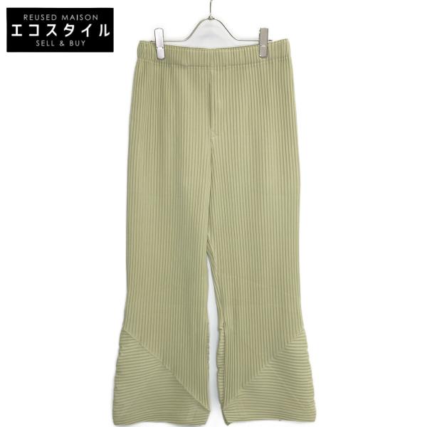 【新品未使用タグ付】STEM オムプリッセ イッセイミヤケ フレアパンツ wine-king_2777100000137395