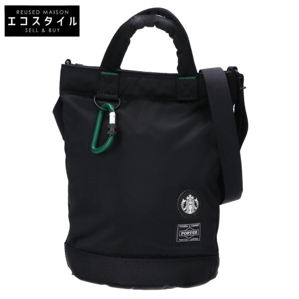 ポーター x STARBUCKS スターバックス 【美品】390-94165 COFFEE BEAN SHAPE DRUM BAG(S) コーヒービーンシェイプ ドラムバッグ S PORTER 美品 ポーター x STARBUCKS スターバックス 390-94165 COFFEE