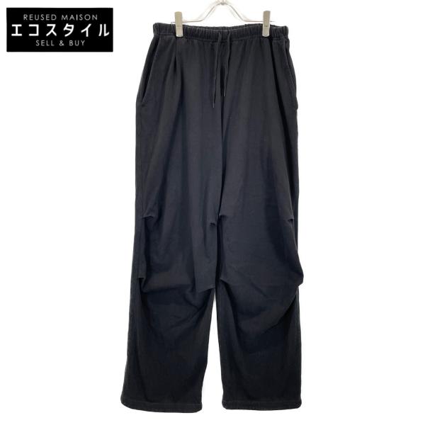 25SS COMOLI コモリ コットンダック ぺインターパンツ ブラック 3 COMOLI (コモリ) コットンダック ぺインターパンツ