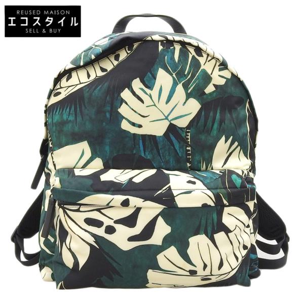 【美品】MONCLER ダウンリュック オリーブグリーン 美品】MONCLER ダウンリュック オリーブグリーン