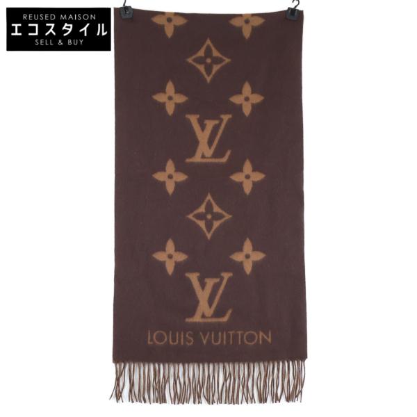 【新品未着用】ルイヴィトン 箱付き LV マフラー・レイキャビック【超美品】 ◇国内直営◇【Louis Vuitton】マフラー・レイキャビック (Louis