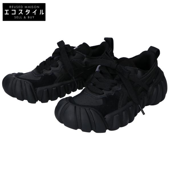 ブラックスニーカー　オニツカタイガー　DENTIGRE LS オールブラックの「オニツカタイガー」は他にはないデザインに