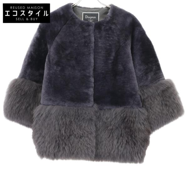 Diagram ダイアグラム 3730 4063-0 ネイビー ラム×フォックスファー