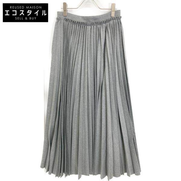 中古】エブール ebure 24SS ツイード スカート タイト ロング 36  