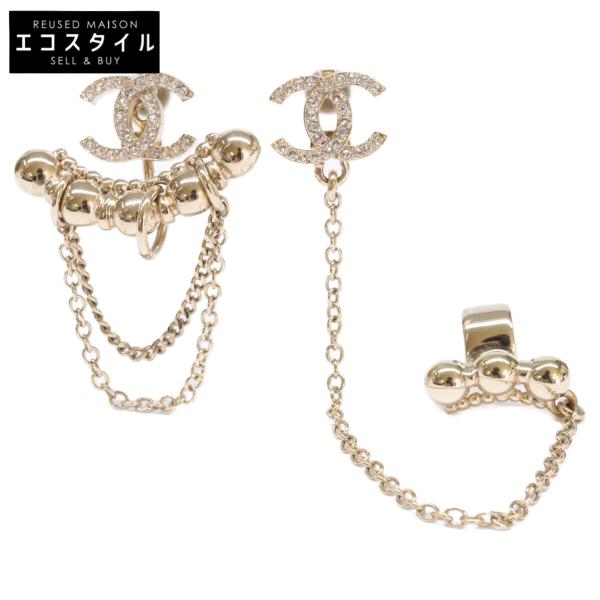 CHANEL（シャネル） 美品 I22C ココマーク イヤーカフ付 チェーン