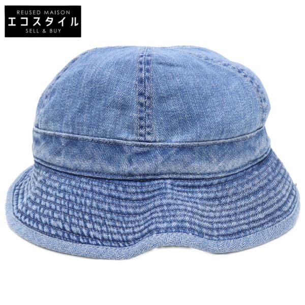 RRL ダブルアールエル デニム バケットハット/ 帽子 ブルー メンズ