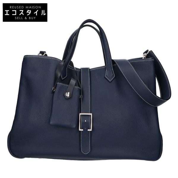 Cisei シセイ 2WAY スエード 本革 ショルダー トート ネイビー Cisei シセイ 2WAY スエード 本革 ショルダー トート ネイビー