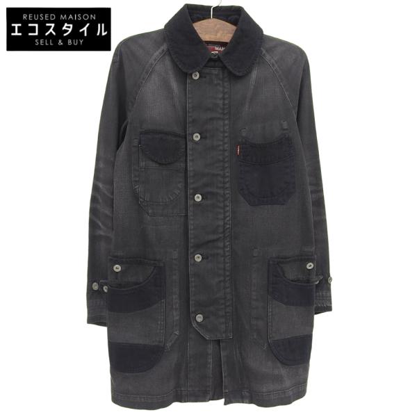 【ジュンヤワタナベマン】AD2010 ジャケット　黒　金ボタン　パッチワーク JUNYA WATANABE / ジュンヤワタナベマン MAN Levis PATCH WORK（その他