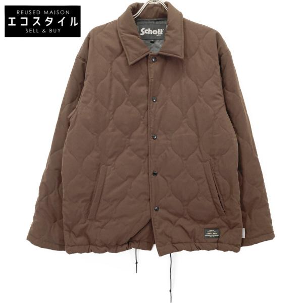 Schott NYC ブラウン スエード ジャケット Mサイズ Schott N.Y.C（ショット） 革ジャン ライダース Schott/ショット