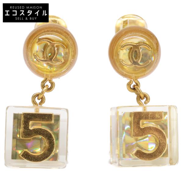 CHANELバレッタ 97P ココマーク クリアホログラム × ゴールド金 CHANELバレッタ 97P ココマーク クリアホログラム × ゴールド金 楽天