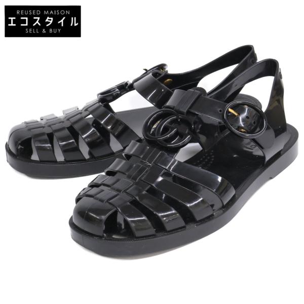 gucci グッチ　26cm サンダル　マーモント　ラバー GUCCI グッチ GGマーモント ラバー グルカサンダル/ シューズ 35