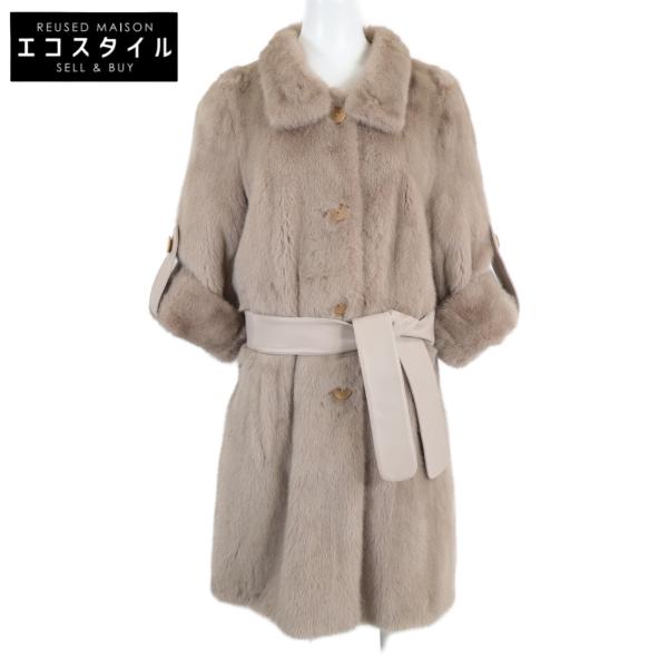 【美品】ロエベ ポンチョ風 コート マルチウェイフェイクウールポンチョ風金ボタンミドルコート[品番