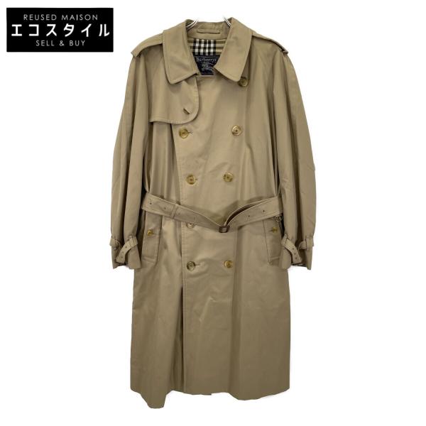 BURBERRY　バーバリー　ベージュ トレンチコート メンズ　付属品完備美品 バーバリー BURBERRY トレンチコート メンズ アウター スプリング